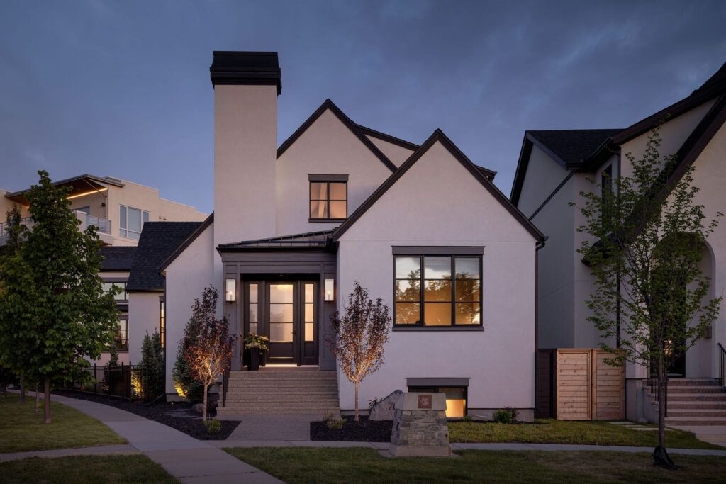 modern custom home built by empire custom homes